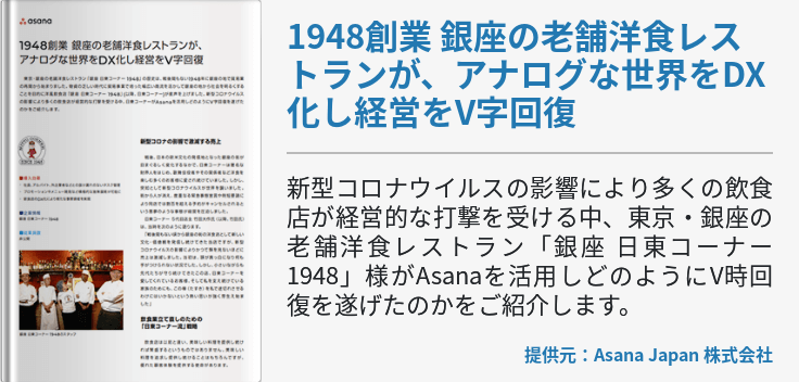 1948創業 銀座の老舗洋食レストランが、アナログな世界をDX化し経営をV字回復