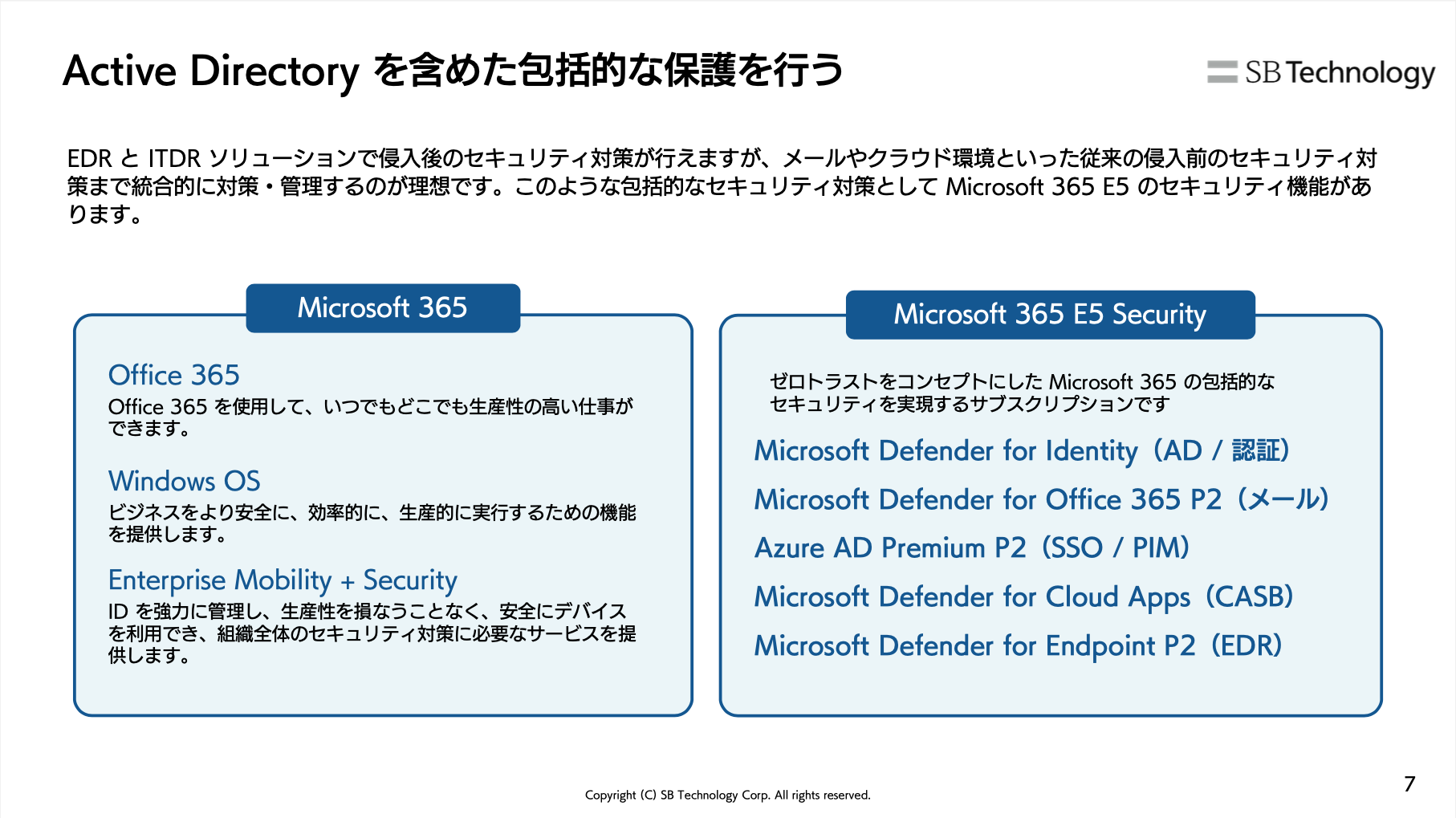 EDR の次に備える Active Directory に迫る脅威と Microsoft 365 E5 による包括的な対策-02